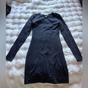 Aritzia Classic Black Long Sleeve Dress